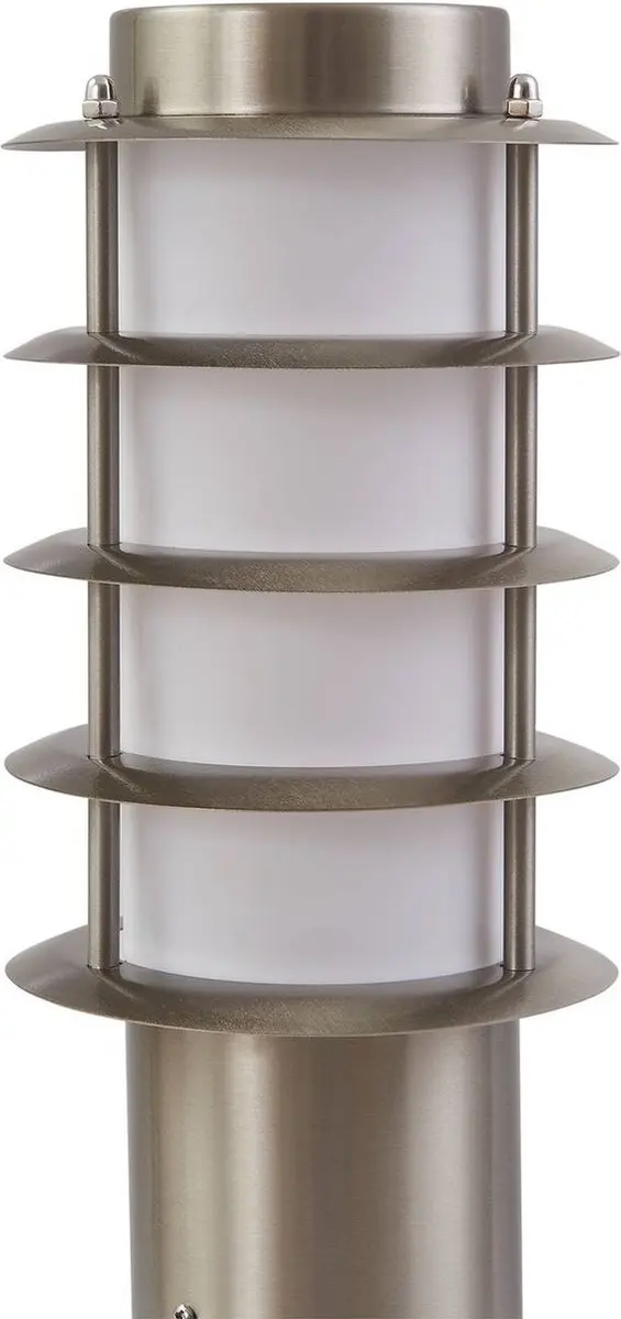 Lindby Buitenlamp 1 Licht - 15W - Ø11.7cm - Nikkel