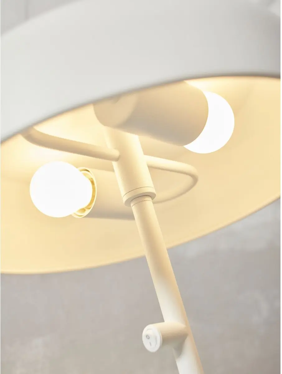 it's about RoMi Porto Tafellamp - Wit Ø30cm