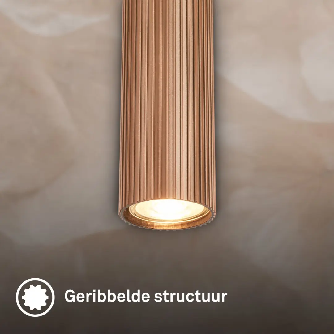Briloner Ida Hanglamp - 4x GU10 - Verstelbaar - Koffie Grijs
