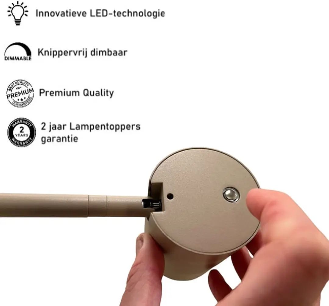 Freelight Picchio Vloerlamp LED 5.4W - Warm wit - Crème