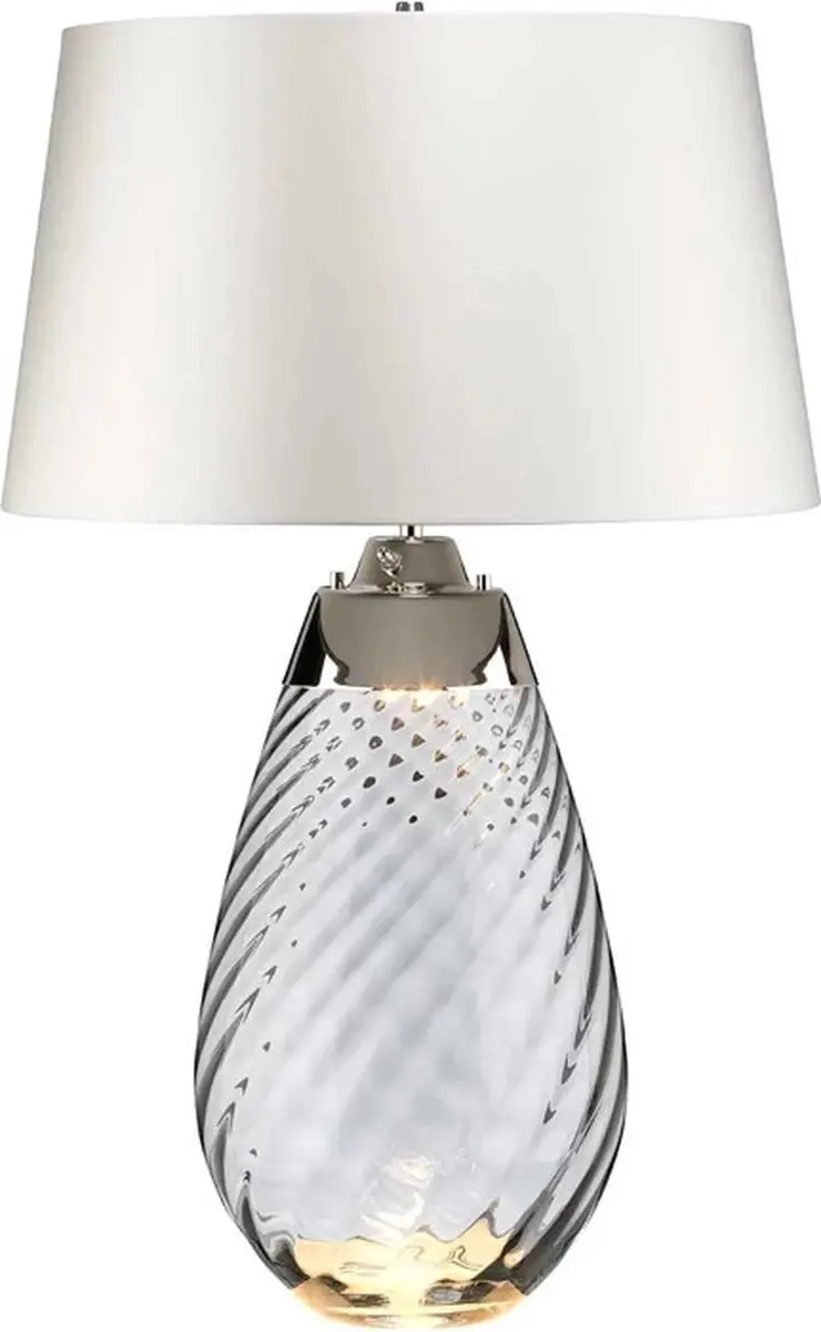 Elstead LED Tafellamp Lena Smoke - 60W 3000K - afbeelding 5 van 6