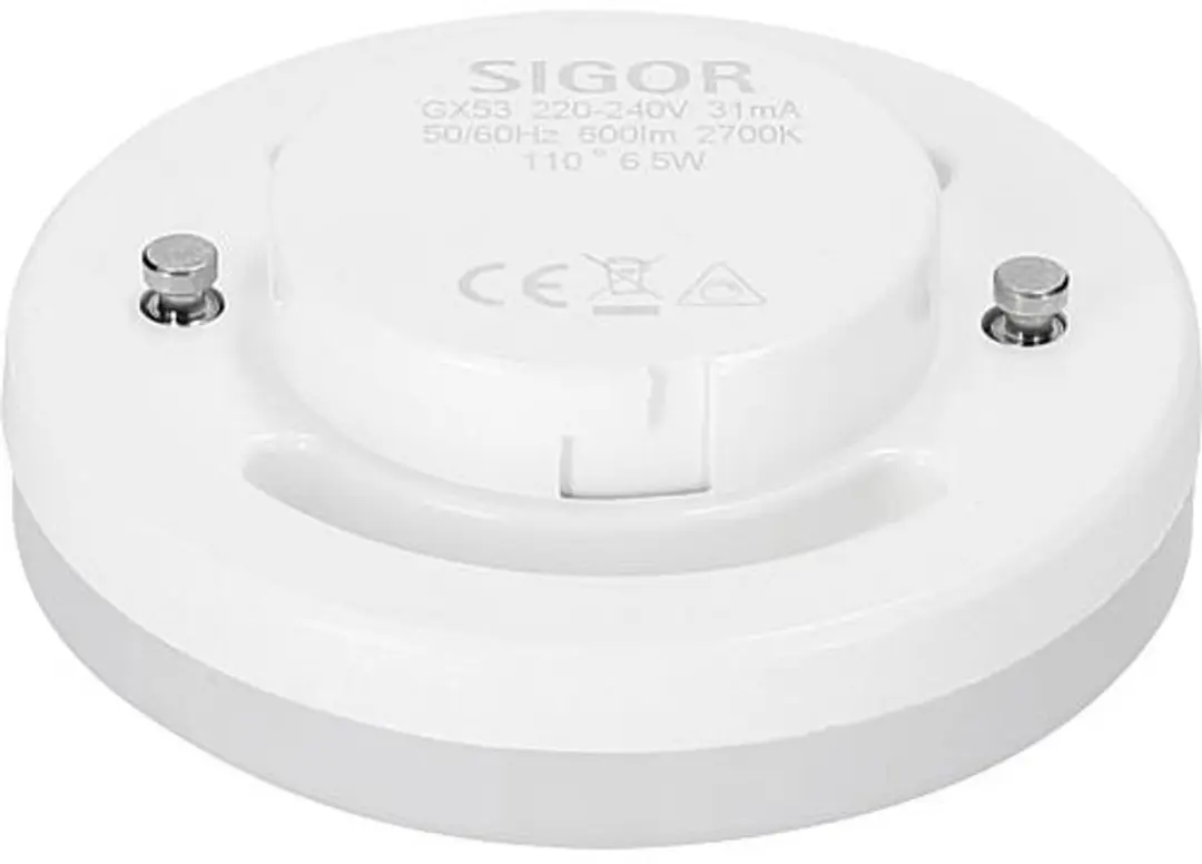 Sigor Luxar Micro GX53 LEDlamp 6,5W 2700K 600lm - Dimbaar