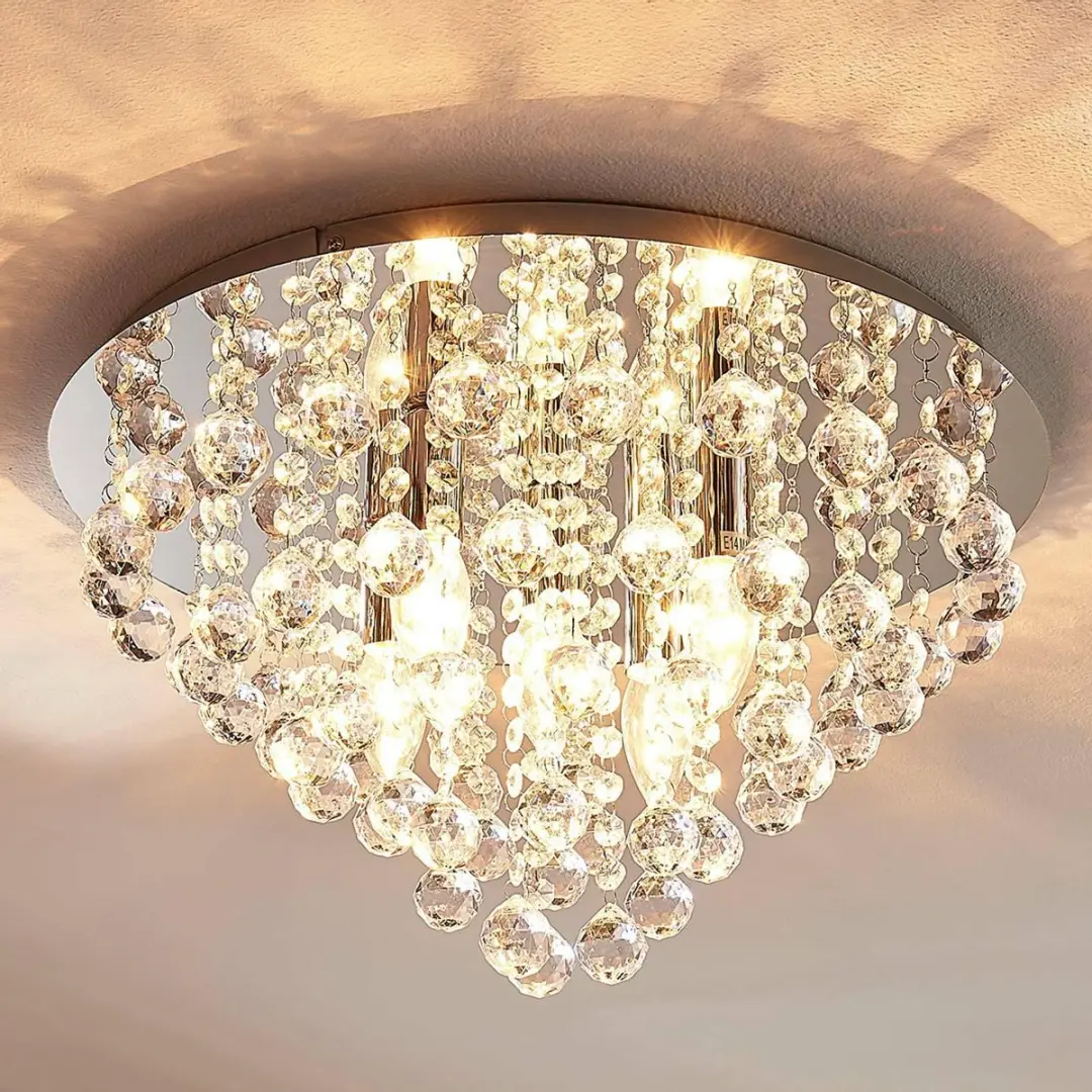 Lindby Plafondlamp 5-Lichts Metaal Acryl