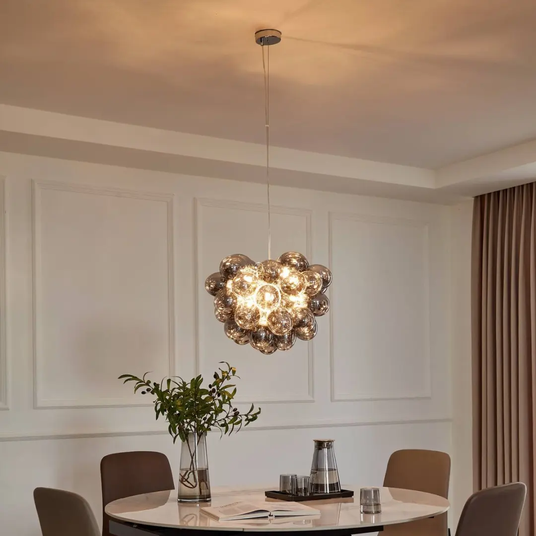 Lucande Hanglamp 8-lichts G9 Glas