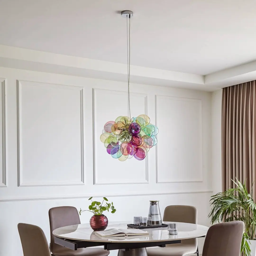 Lucande Hanglamp 8-lichts G9 Glas - Meerkleurig