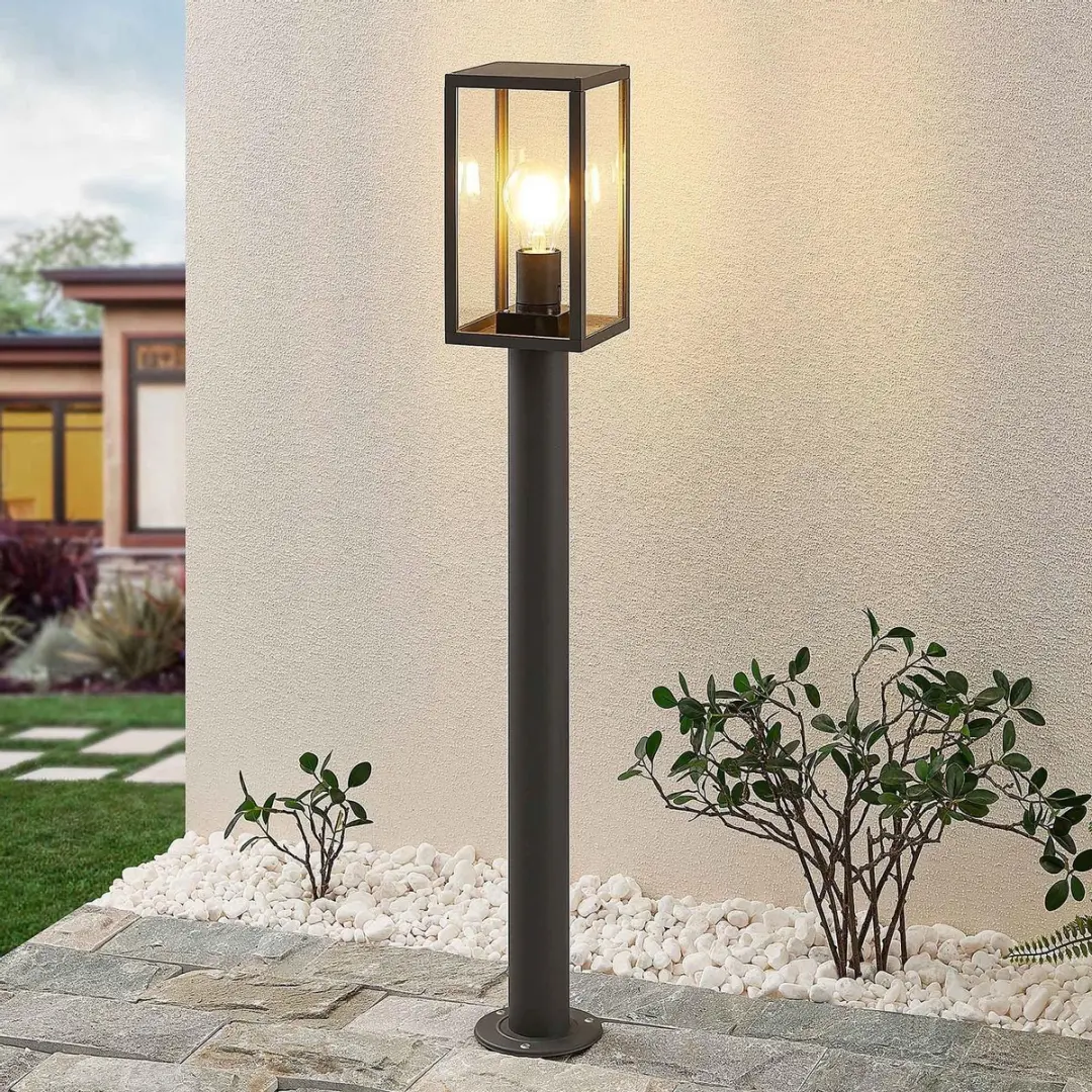 Lindby Tuinpadverlichting Aluminium Glas 40W E27