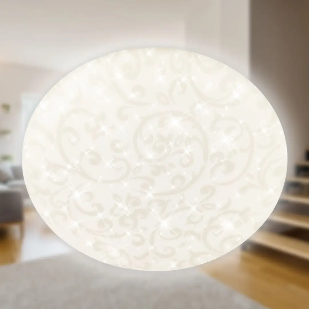 Briloner Nebo LED Plafondlamp Ø28cm - Sterrenhemel & Bloemen - 4000K