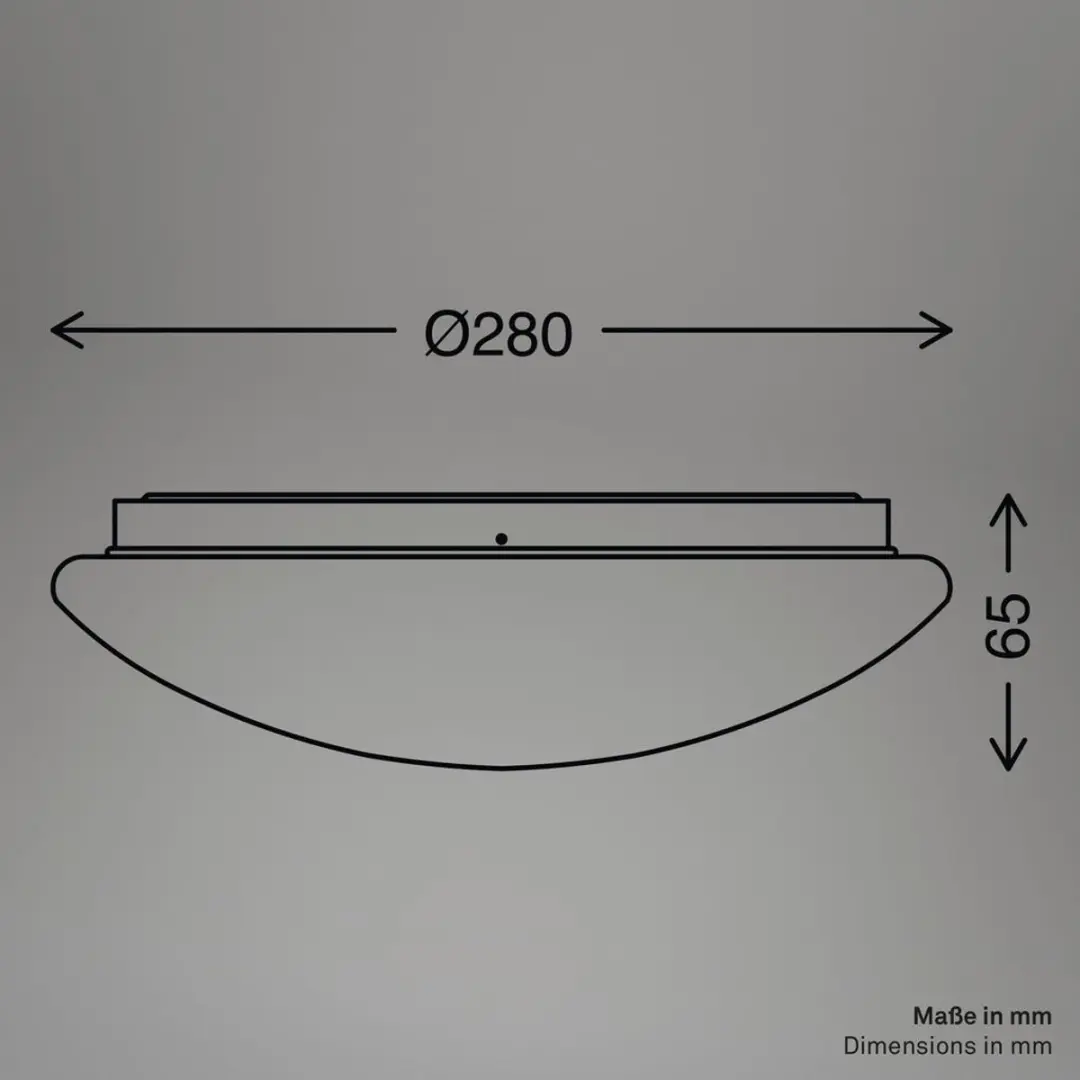 Briloner Nebo LED Plafondlamp Ø28cm - Sterrenhemel & Bloemen - 4000K