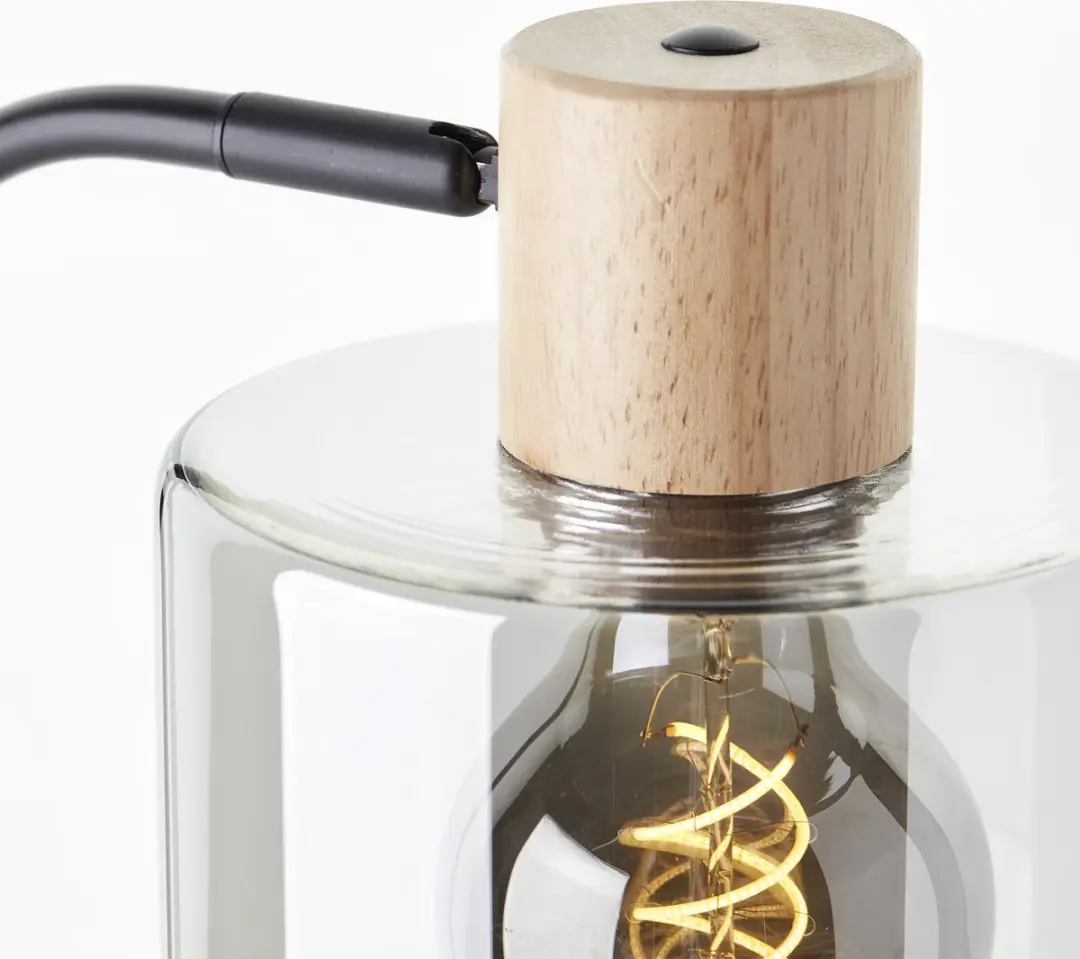 Brilliant Weald Tafellamp - Hout/Zwart