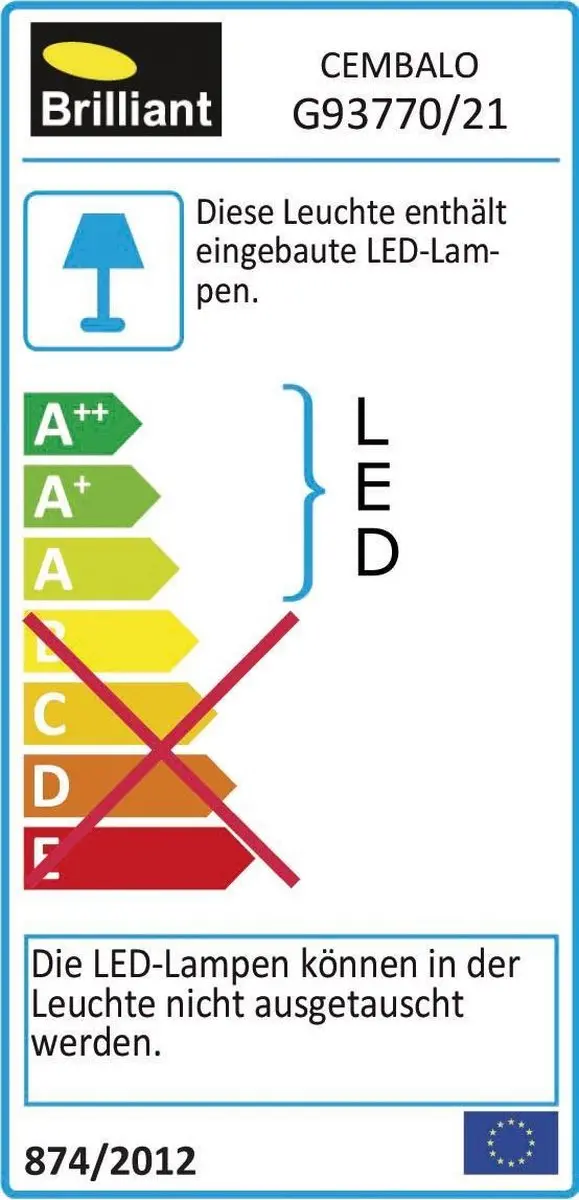Brilliant Cembalo Tafellamp - 3 Lichtpunten - Ø17.5cm - Zilvergrijs