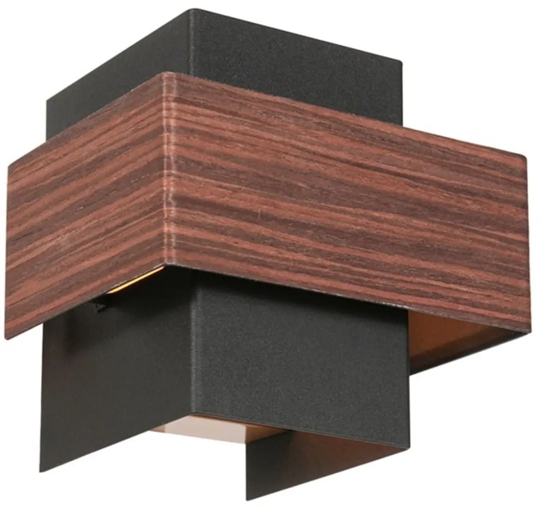 Steinhauer Muro 3367E Wandlamp - 2 Lichtpunten - Bruin - afbeelding 6 van 6