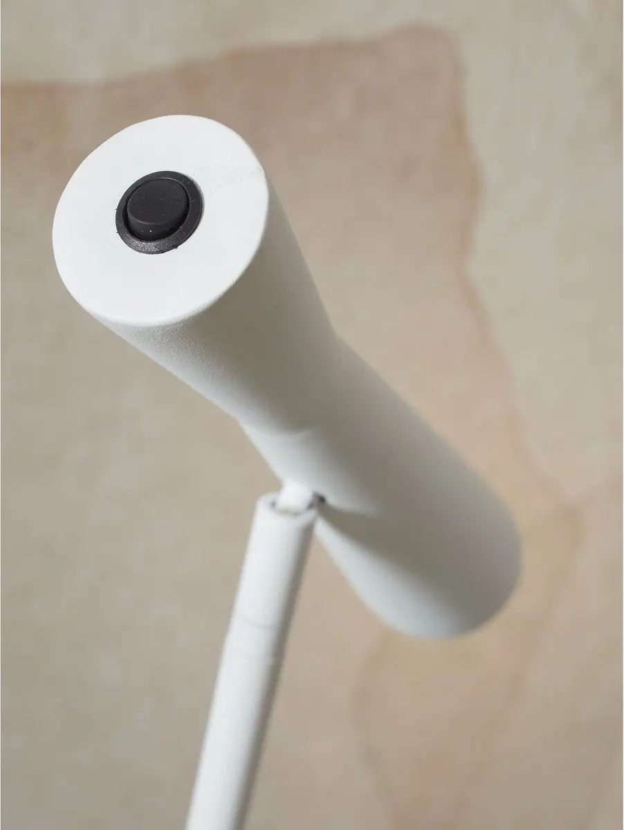 it's about RoMi Vloerlamp Bordeaux - Wit 5W