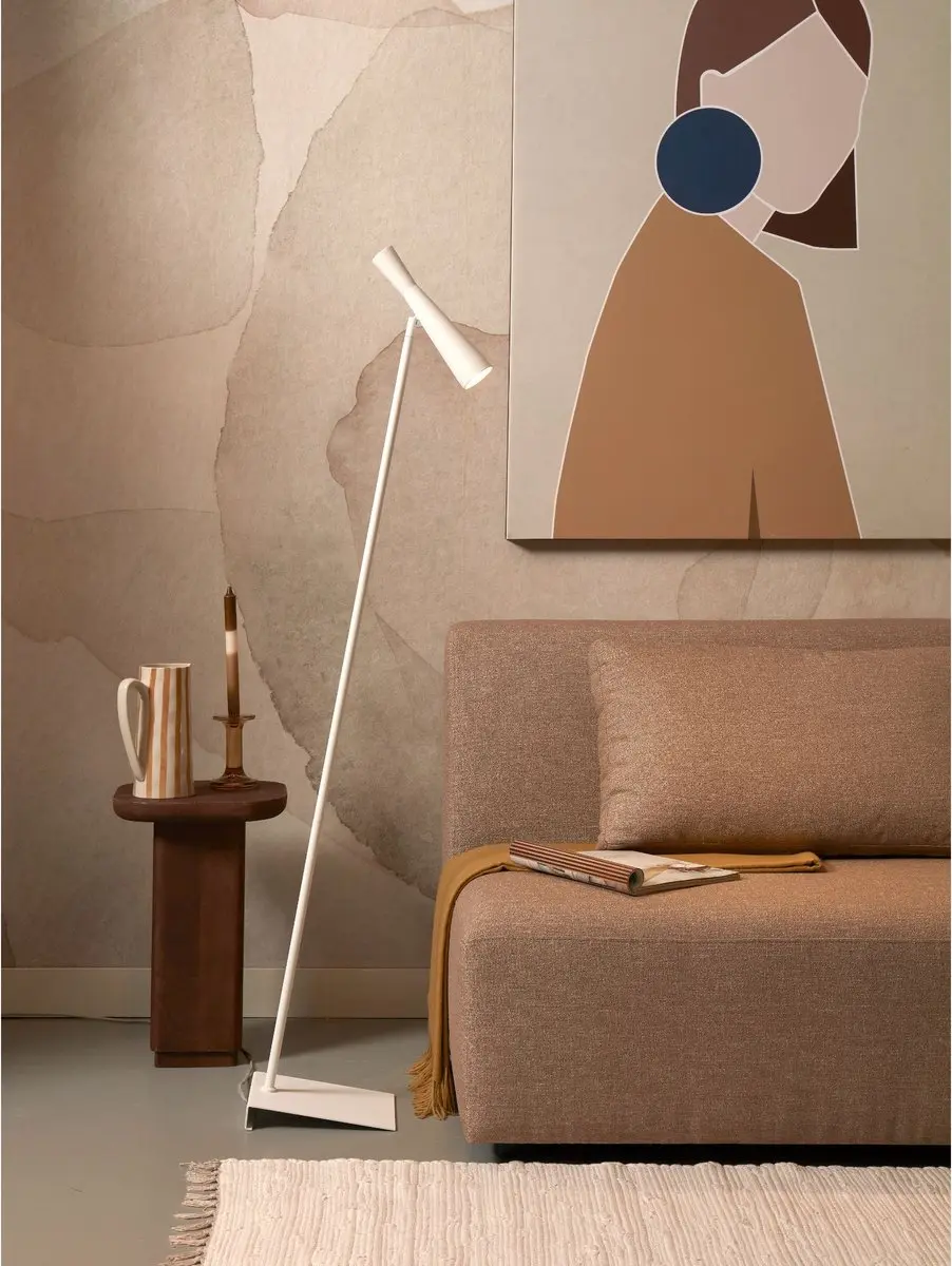 it's about RoMi Vloerlamp Bordeaux - Wit 5W