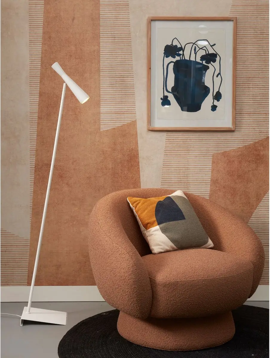 it's about RoMi Vloerlamp Bordeaux - Wit 5W