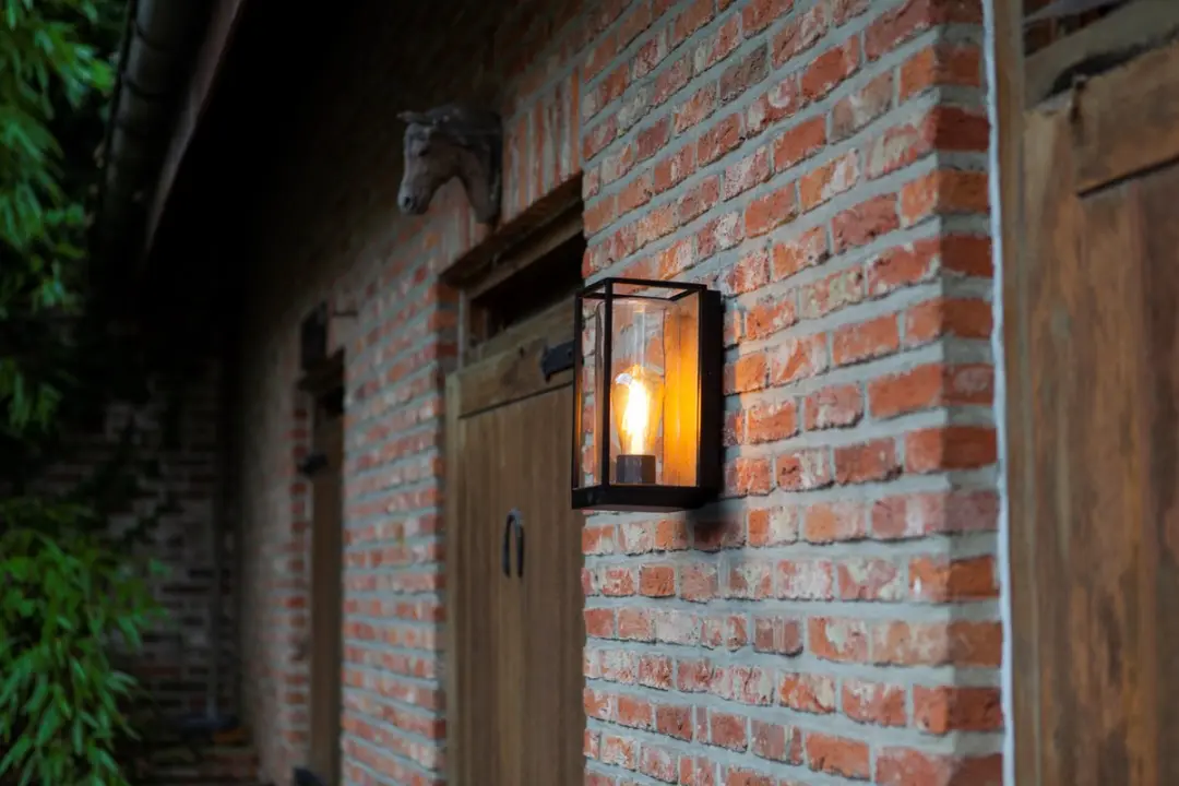 Lutec Flair Wandlamp E27 40W - Mat Zwart