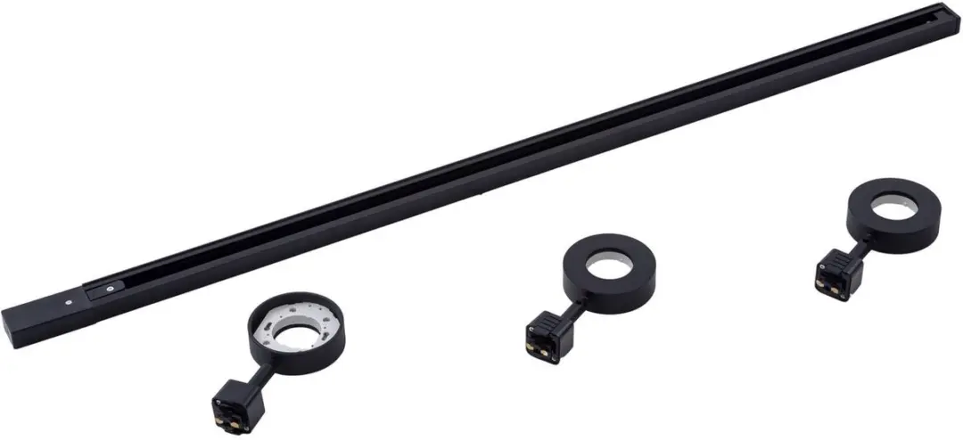 PRIOS Aluminium Railsysteem 3-lichts GX53 - Zwart