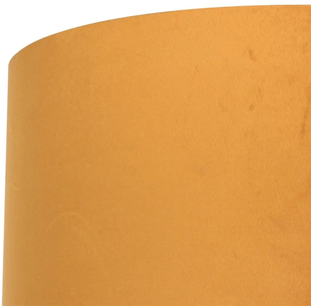 Steinhauer Vloerlamp 4793ZW - 152cm - Goud met Velours Kap