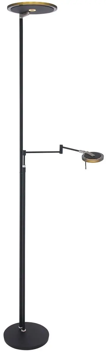 Steinhauer Vloerlamp Turound 2663ZW - 2 Lichtpunten - 2700K