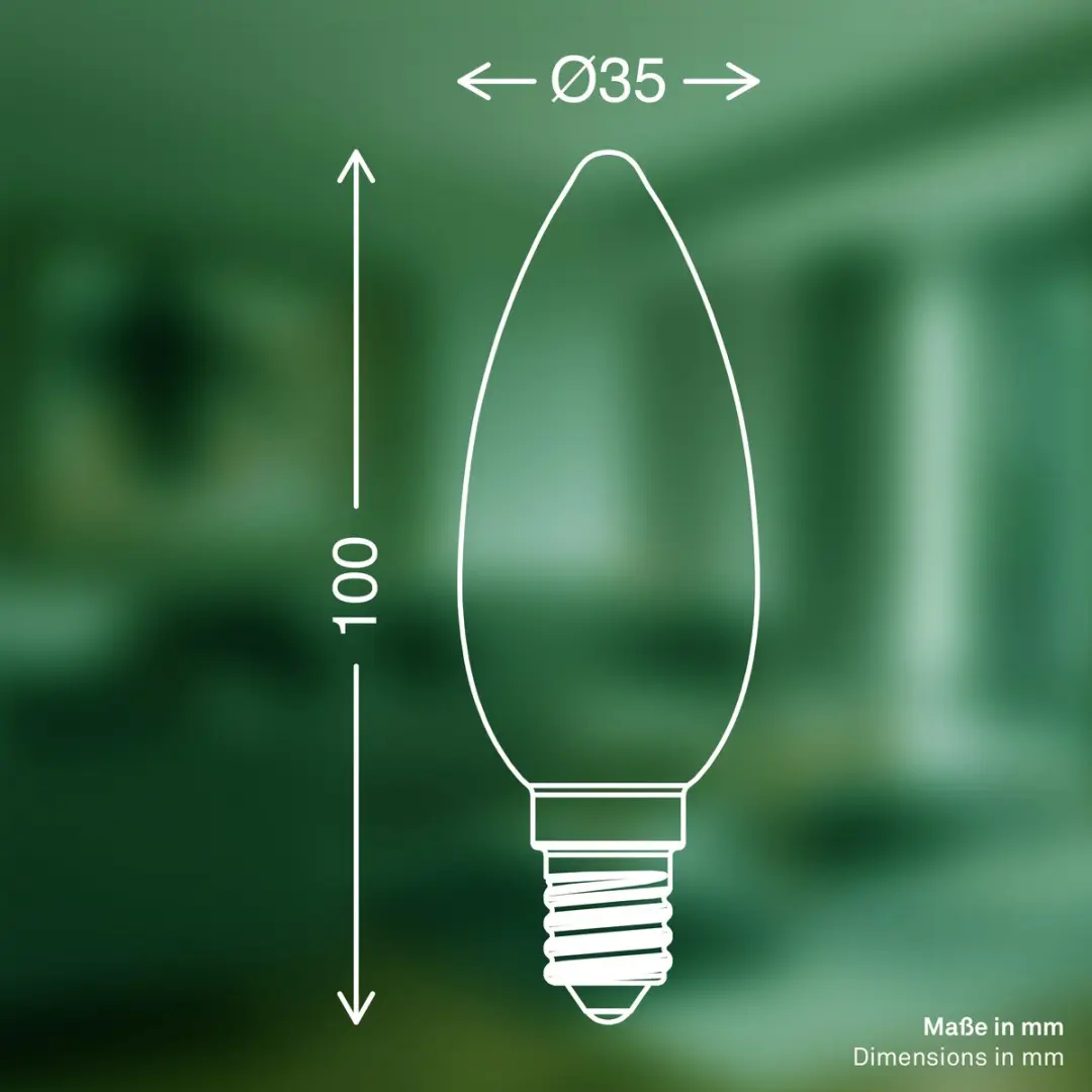 Briloner Ultra Efficient LED Lamp E14 - 2x 2,5W Warm Wit