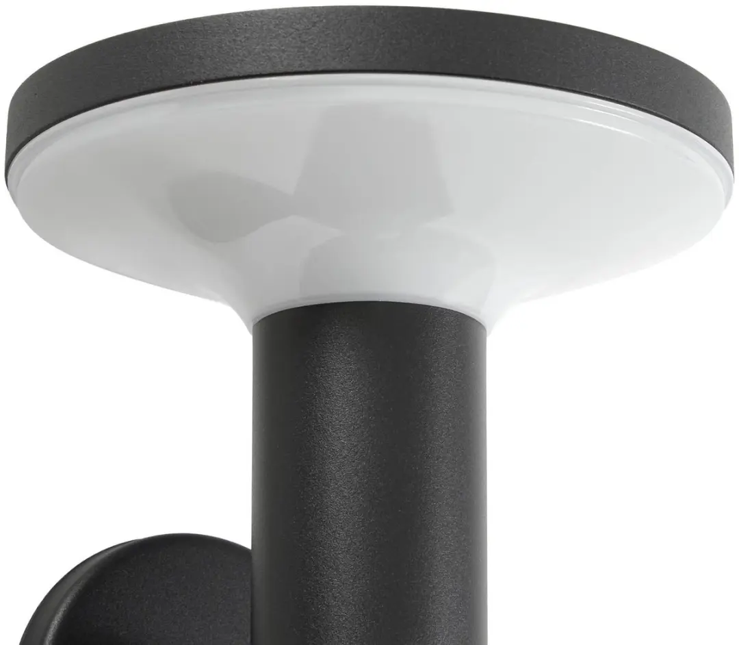 PRIOS Wandlamp Buiten 1 Licht Metaal - 4.5W - Zwart/Wit