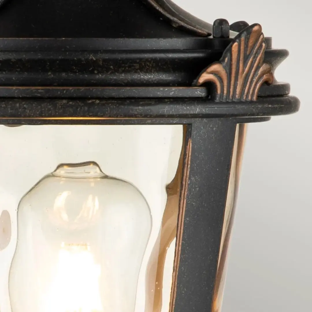 Elstead Mini LED Tuin Pilaar Baltimore E27 - 60W - Ø22.5cm - Weathered Bronze