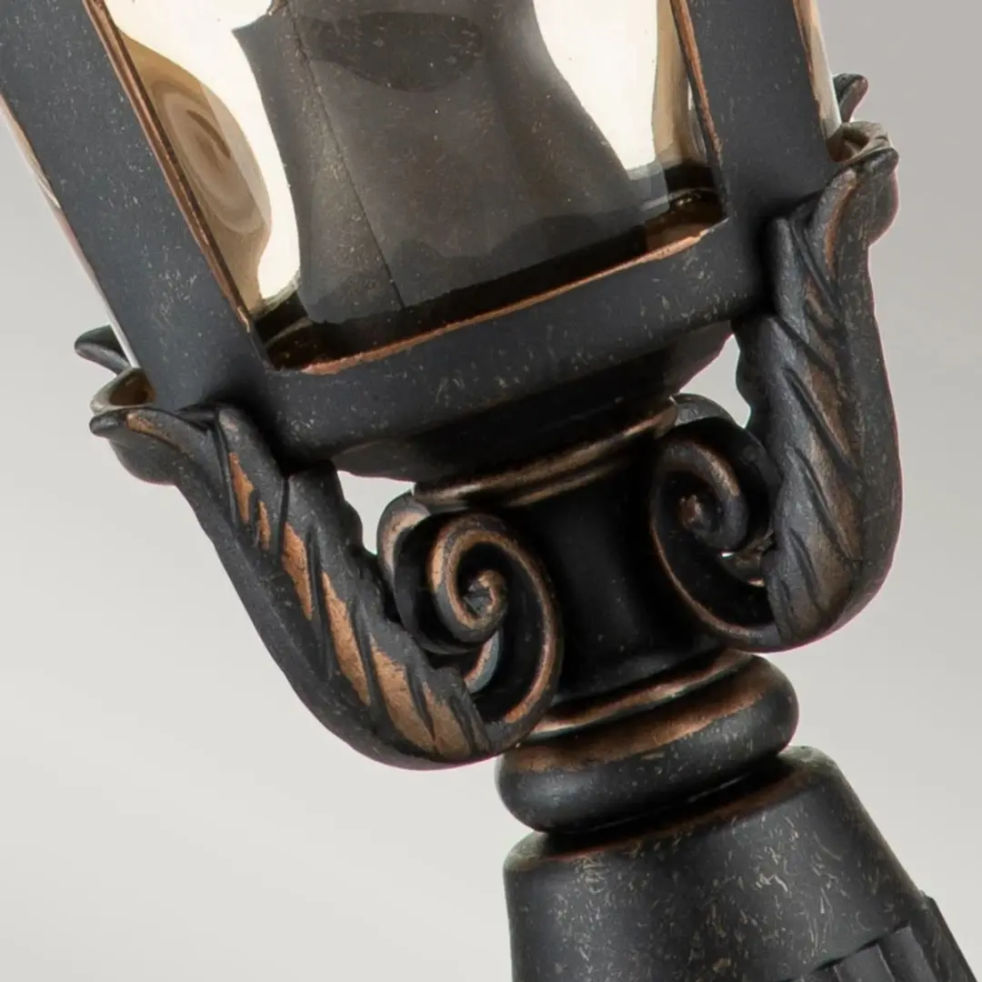 Elstead Mini LED Tuin Pilaar Baltimore E27 - 60W - Ø22.5cm - Weathered Bronze