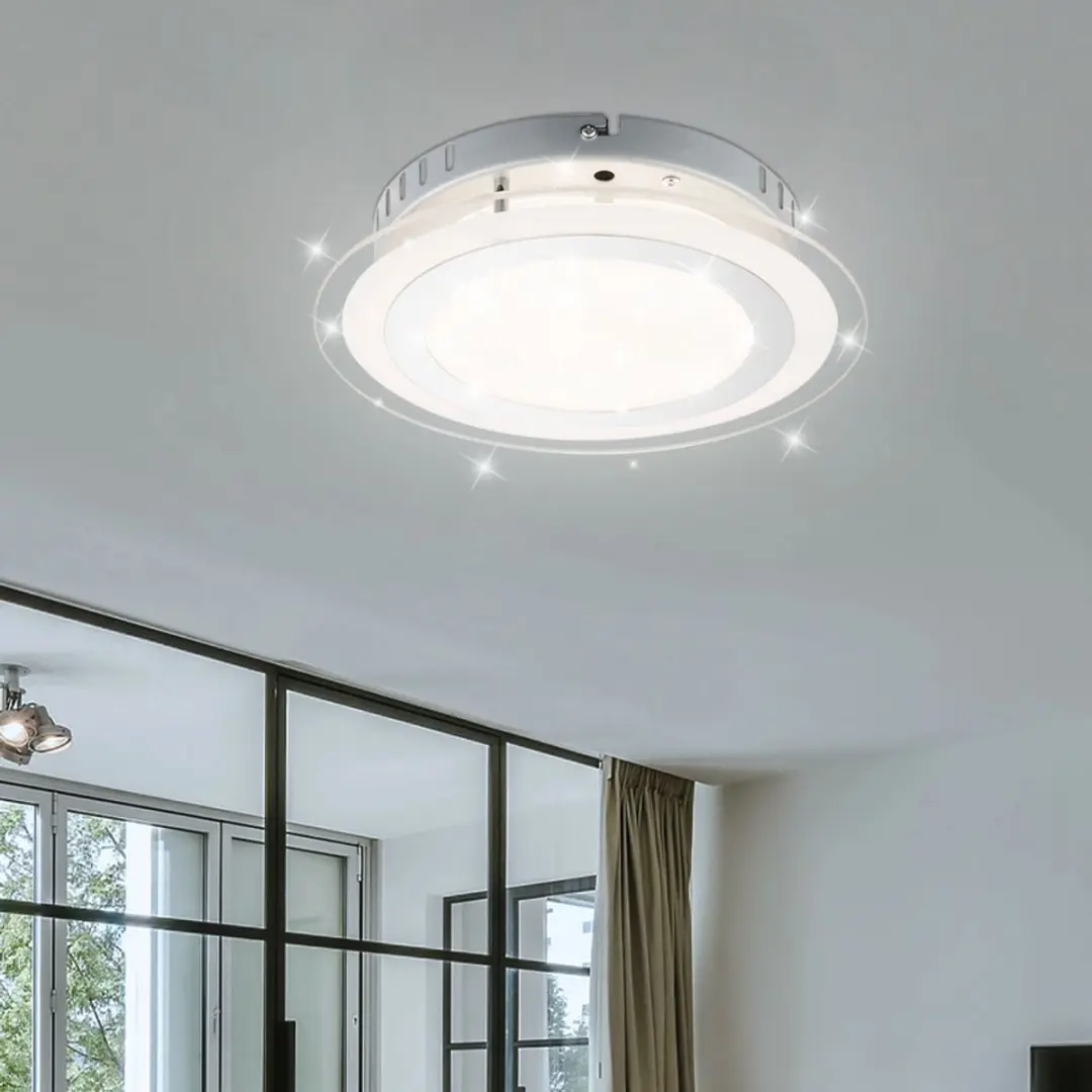 Globo LED Plafondlamp Sterrenhemel 18W 1250lm - Zilver - afbeelding 6 van 6