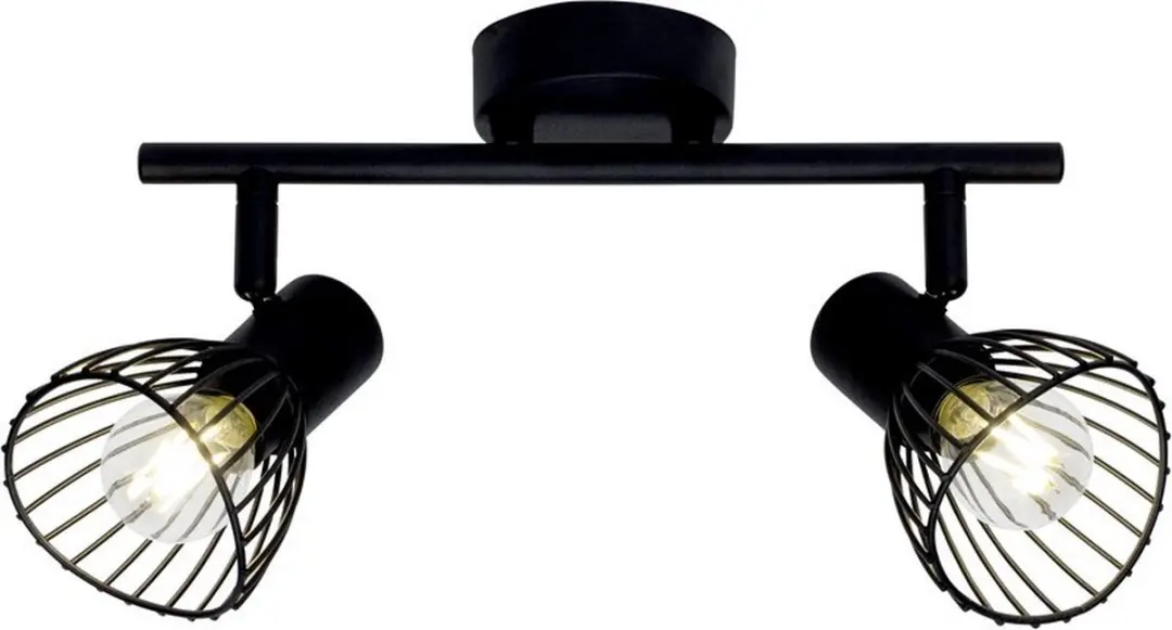 Brilliant ELHI Plafondspot 3x - Ø42cm - Zwart