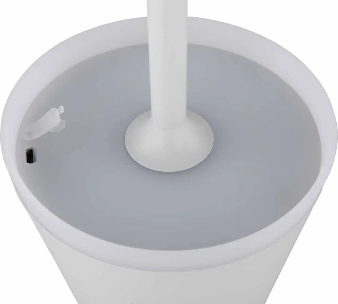 Globo Ridley LED Tafellamp - Wit - Ø11cm