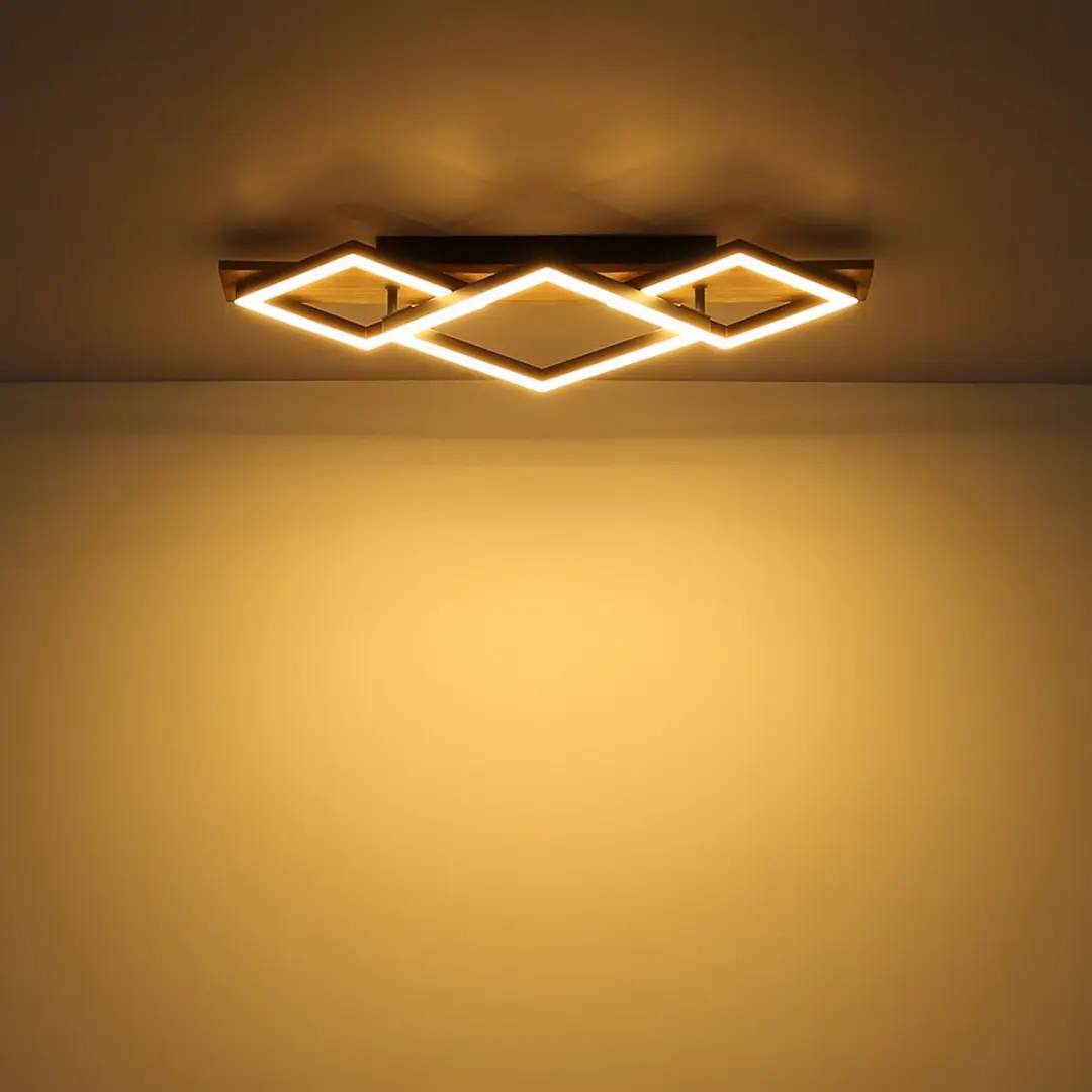 Globo LED Plafondlamp 24W 1400lm - Zwart