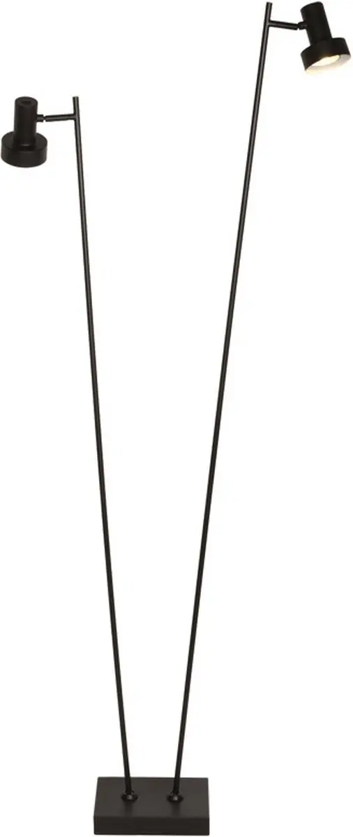 Freelight Lunata Vloerlamp 140cm - Zwart