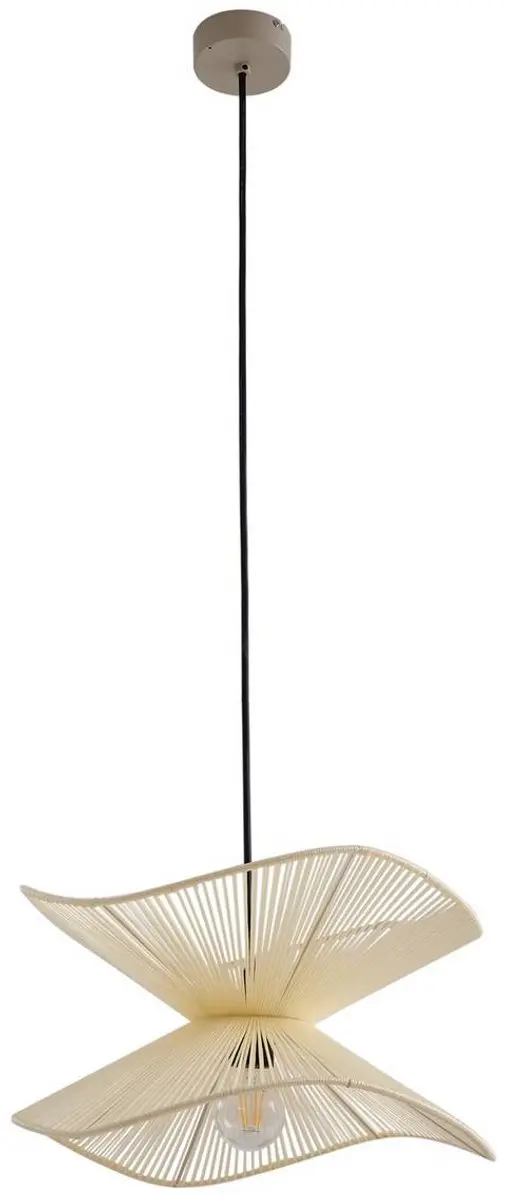 Lindby Beige Hanglamp Buiten 1 Licht - E27