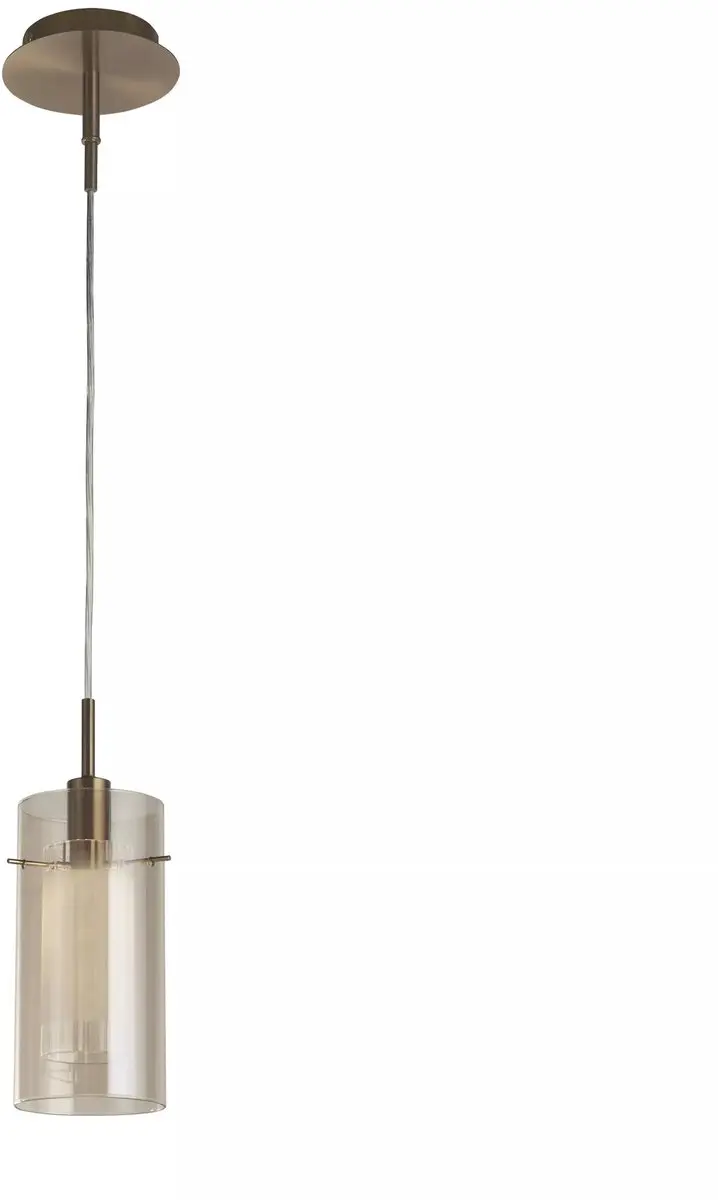 Searchlight DUO III Pendel Hanglamp - Brons