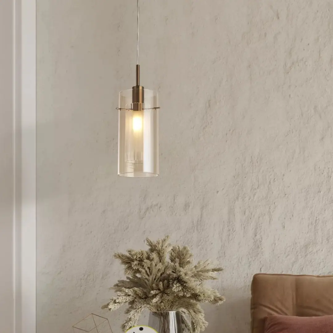 Searchlight DUO III Pendel Hanglamp - Brons