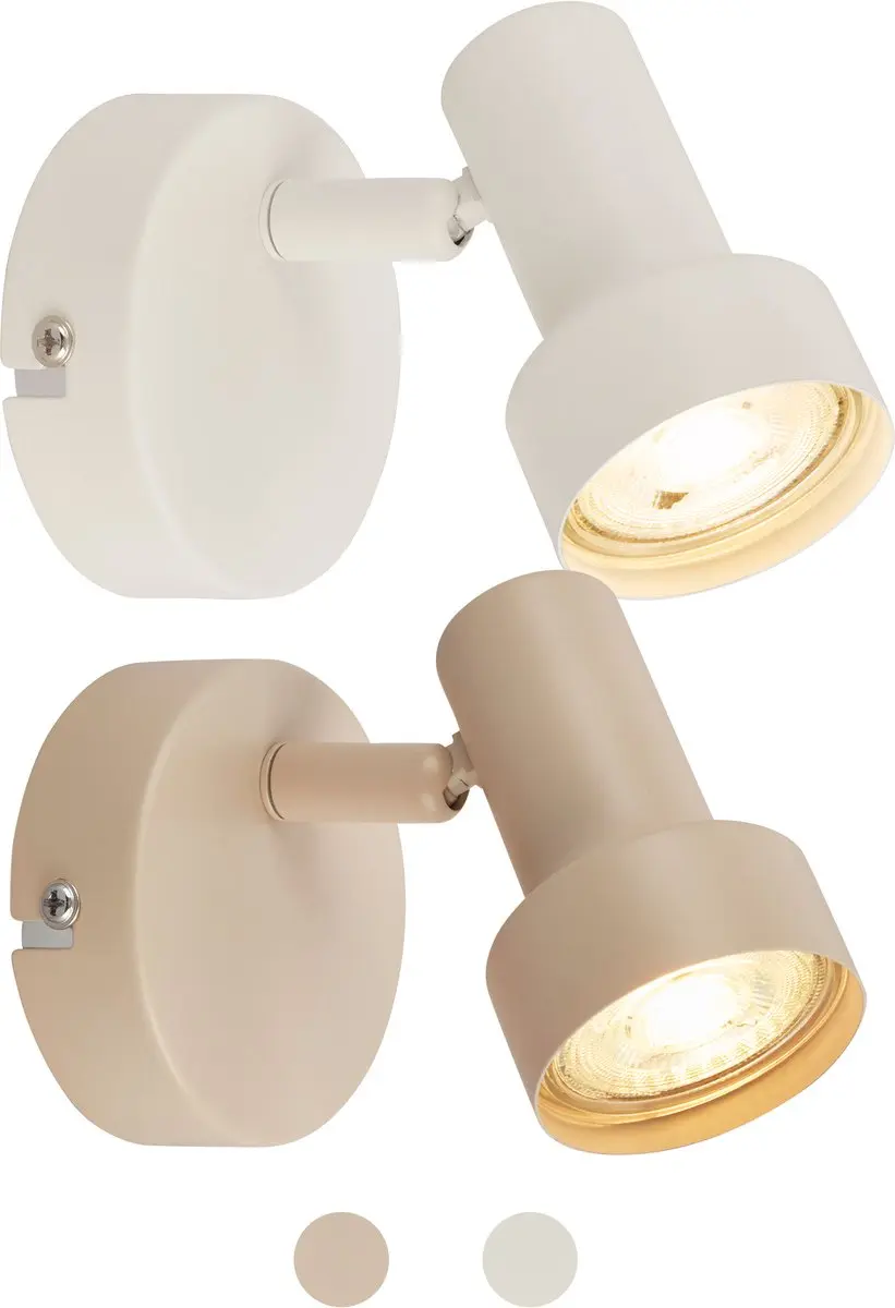 Briloner BKLicht TAPP Opbouwspot GU10 - 8cm - Beige