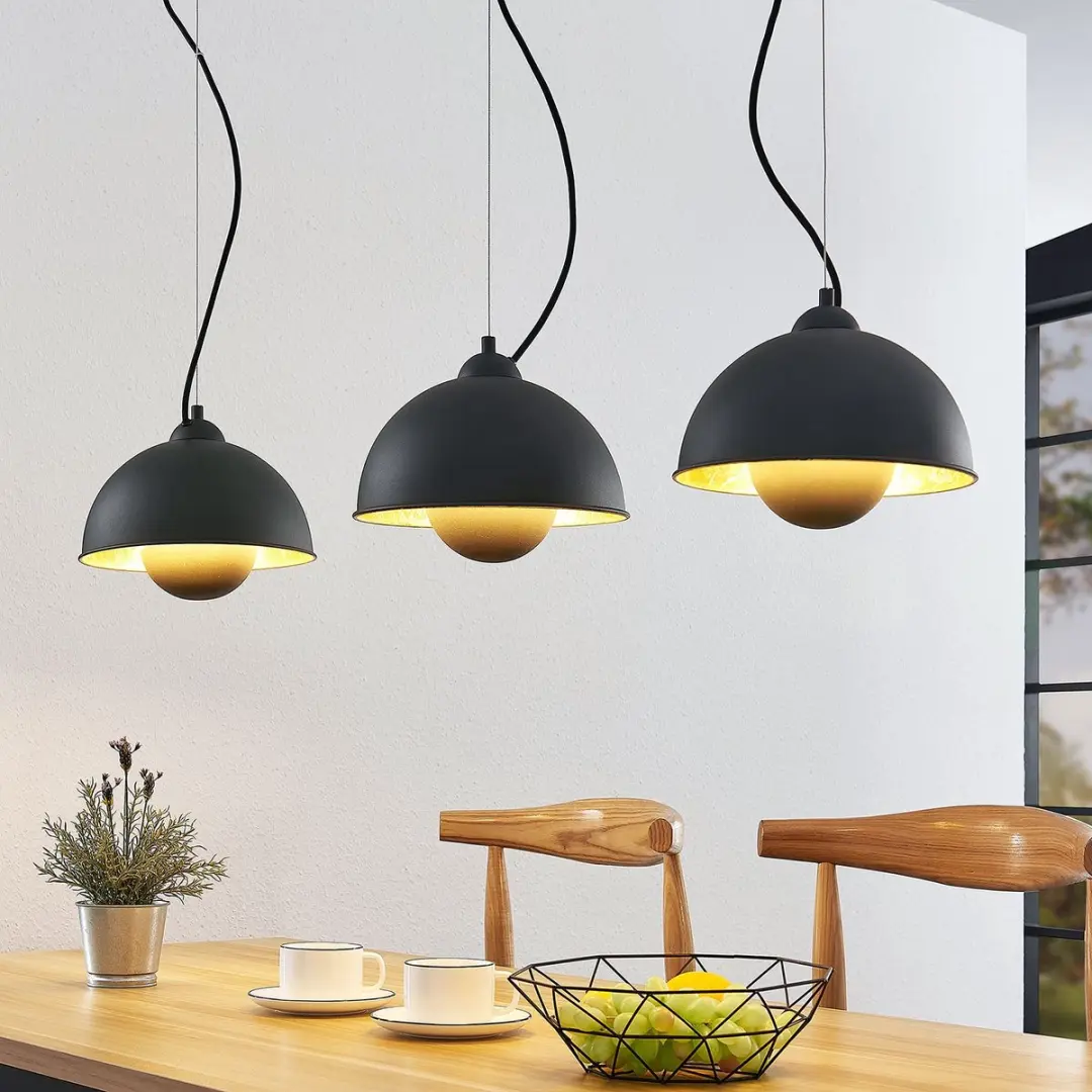 Lindby Hanglamp 3-lichts Metaal E27