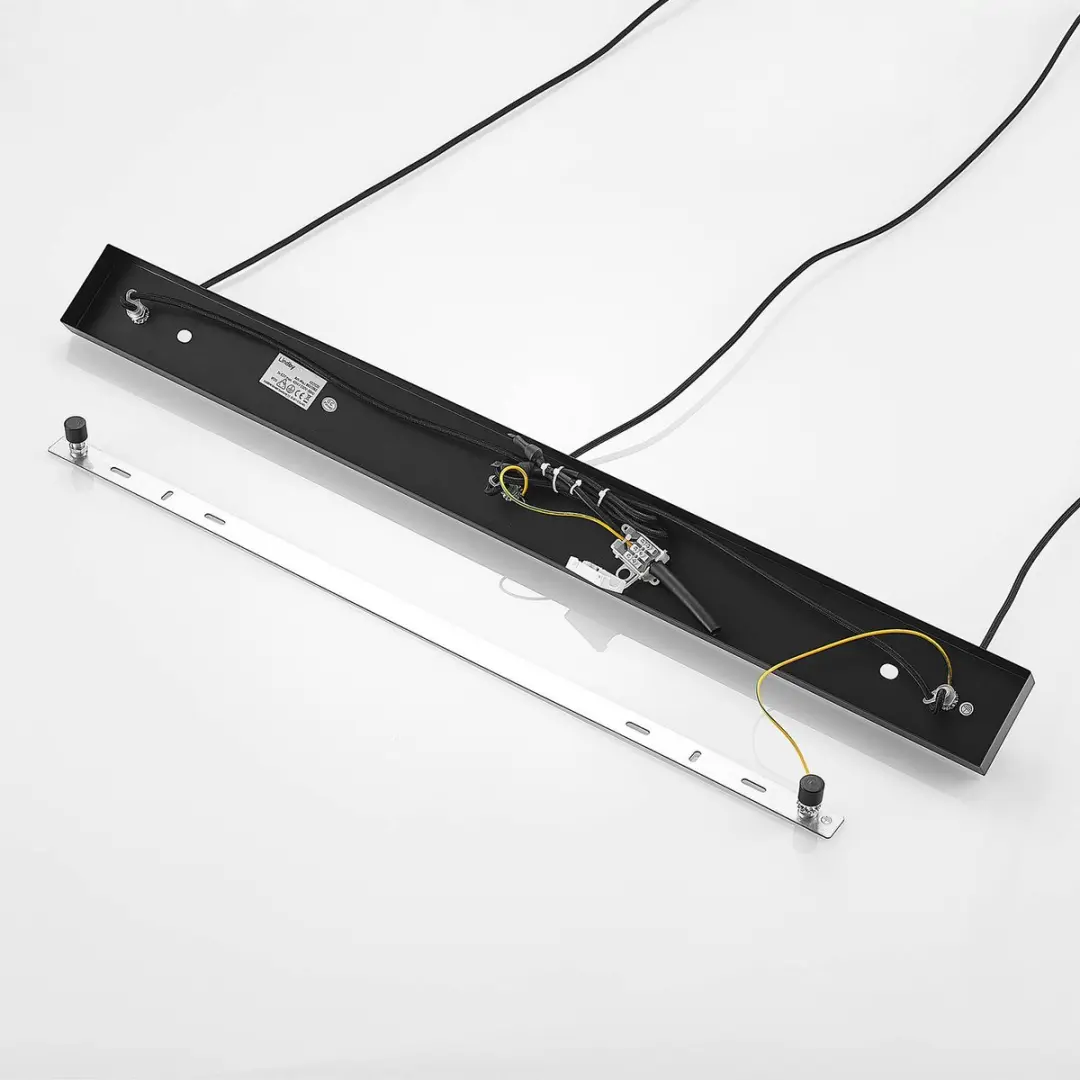 Lindby Hanglamp 3-lichts Hout Metaal - E27 - Ø21.5cm