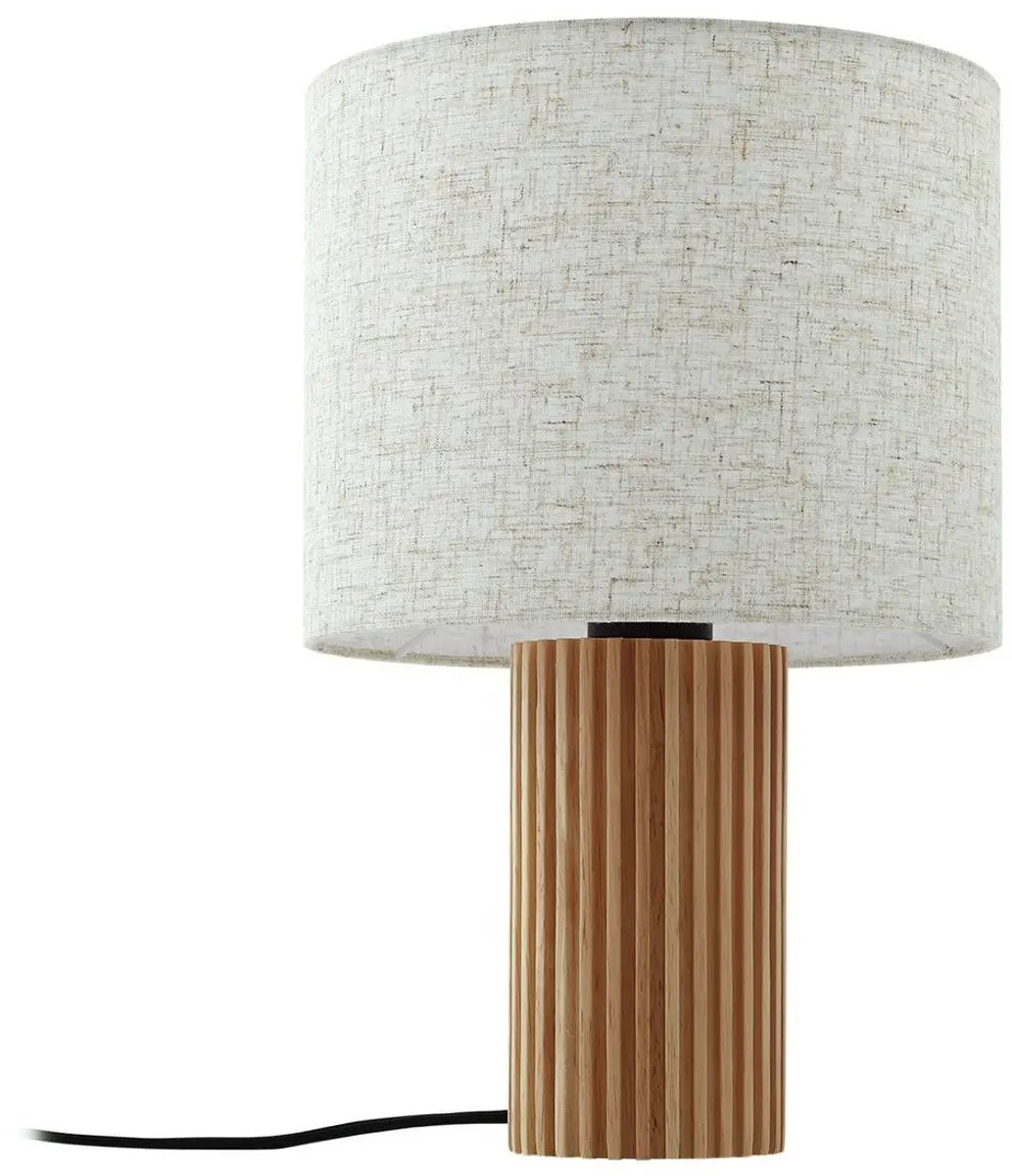 Lindby Tafellamp Hout licht beige - 1 Lichtpunt - 25cm