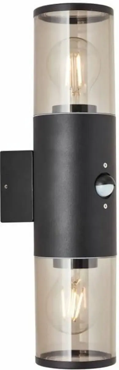 Brilliant Sergioro Buiten Wandlamp Bewegingsensor - Zwart