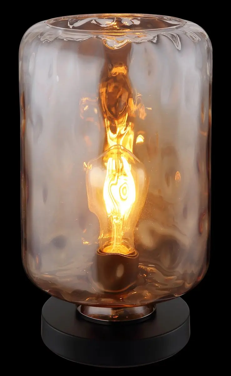 Globo Darina Tafellamp - Amber - Ø19cm - E27