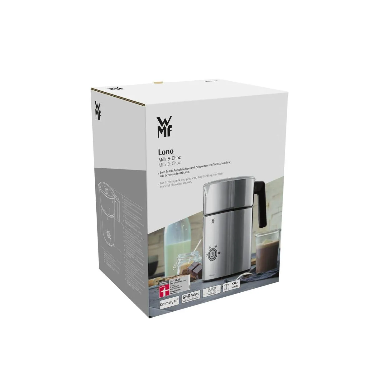 WMF Lono Elektrische Melkopschuimer 650W - 0,5L - Blauw