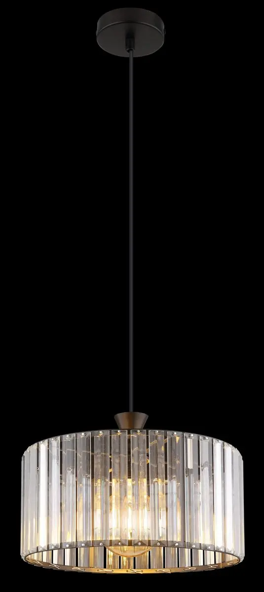 Globo Jordana Hanglamp - Ø31cm - E27 - Zwart