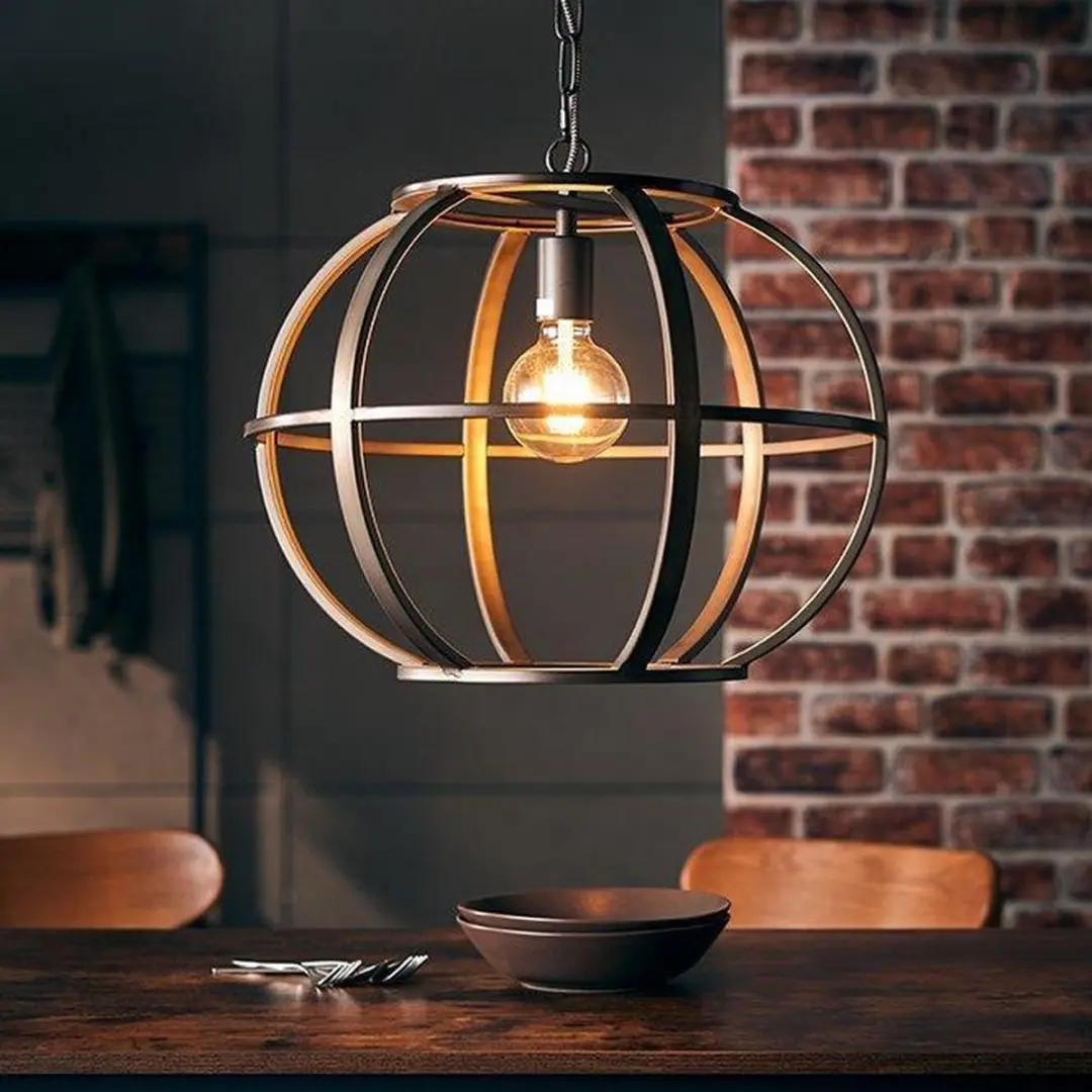 Brilliant Hanglamp Basia 48cm - Zwart
