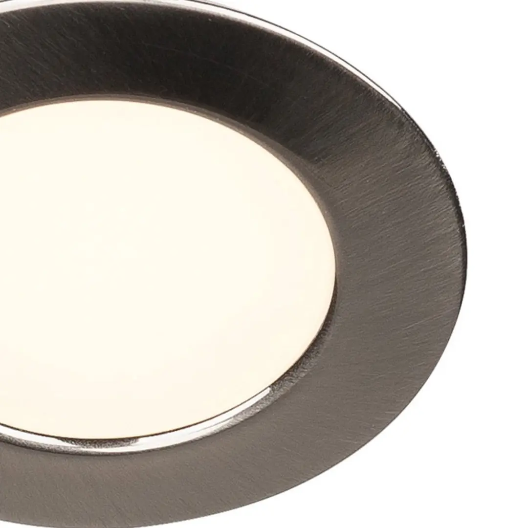 SLV DL 126 LED Inbouwlamp 3W Warmwit Metaal