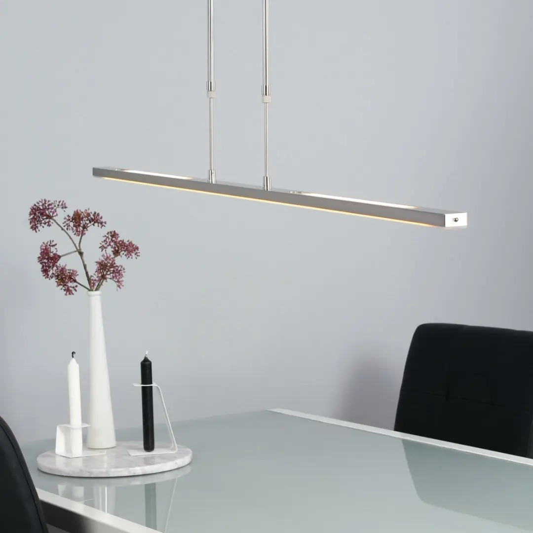 Steinhauer Zelena 1482ST Hanglamp - 3 Lichtpunten - Zilver
