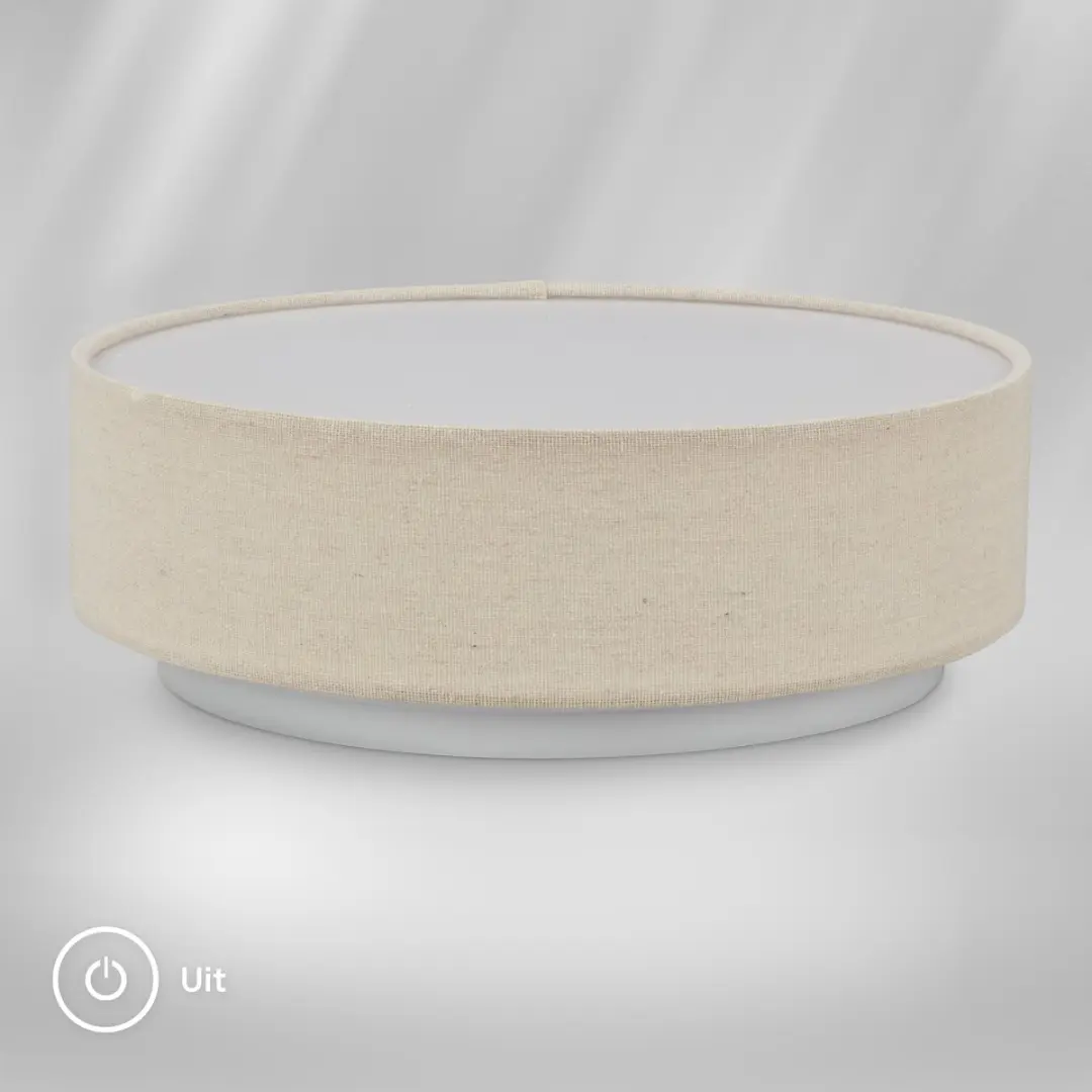 Briloner Duck LED Plafondlamp 16W - Ø30cm - Beige