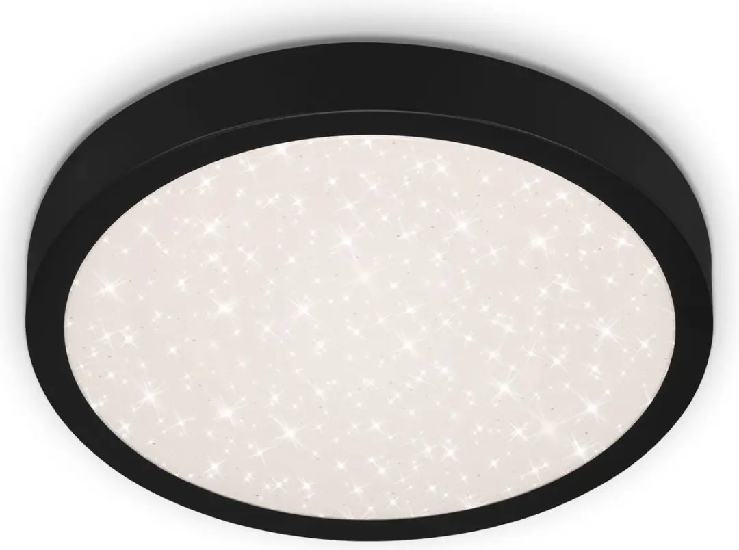 Briloner Runa Sterrenhemel Plafonnière 18W - Zwart