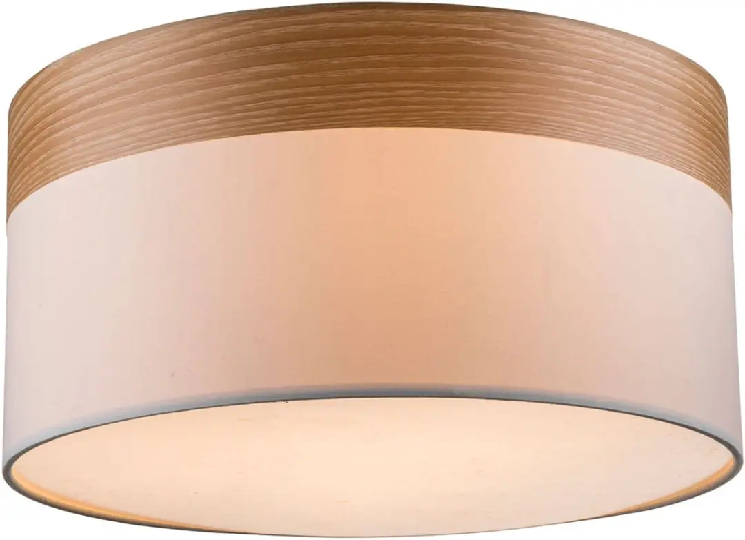 Globo Chipsy Plafondlamp Beige - Ø40cm - 3x E27