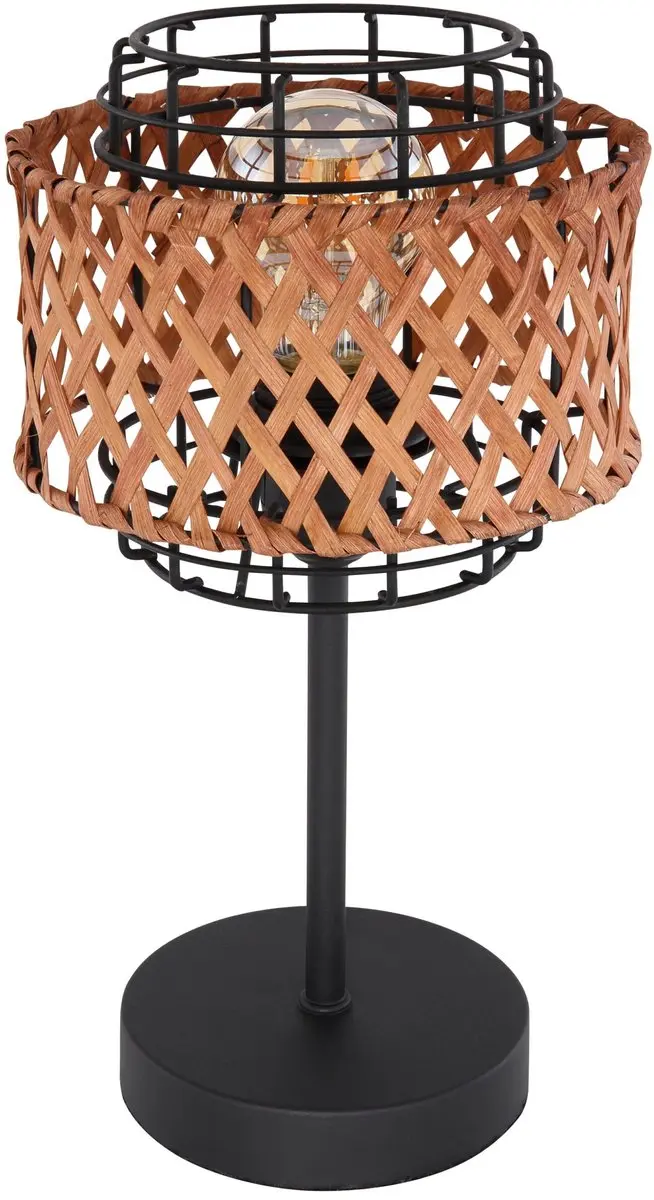 Globo GINA Tafellamp - Ø17cm - Naturel