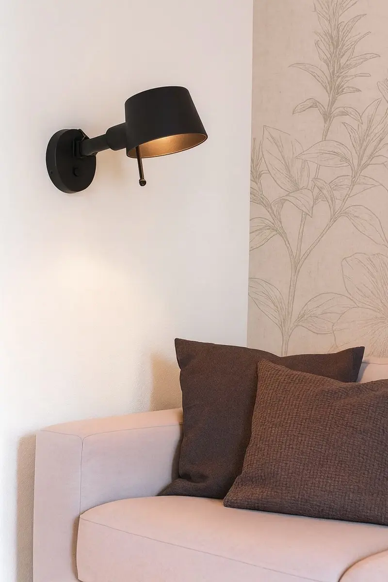 Freelight Sovrano Wandlamp 40W - 33cm Zwart
